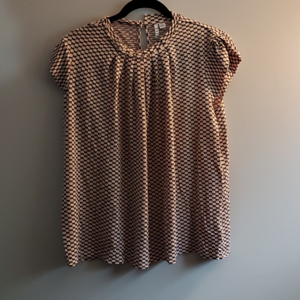 Pink and black checked shirts